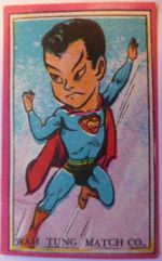 Chinese Superman Matchbox Cover