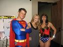 Wizard World Texas 2007 - Ned and Margie Cox with Laura Vandervoort